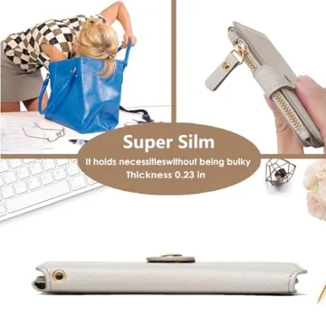 Trendy M Plateau Wristlet Wallet for Women - Stylish & Compact