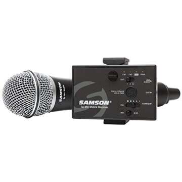 Samson Go Mic Mobile Digital Wireless System with Q8 Dynamic Handheld Mic/Transmitter with Extended Warranty Bundle