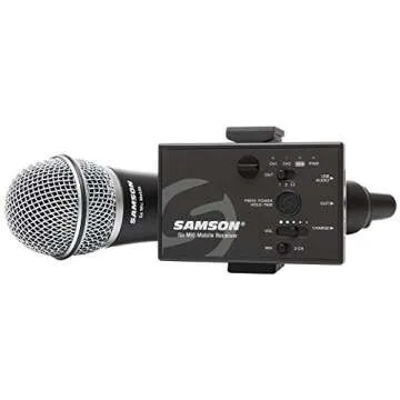 Samson Go Mic Mobile Digital Wireless System with Q8 Dynamic Handheld Mic/Transmitter with Extended Warranty Bundle