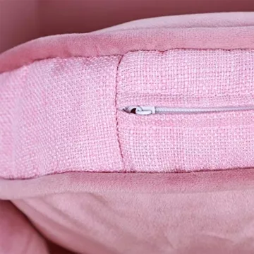 Stylish Velvet Pet Sofa Bed with Washable Cushion