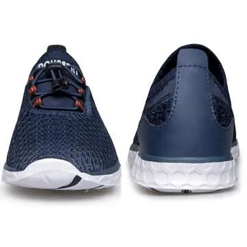 Durable Quick Drying Aqua Shoes for Men - Blue Size 12