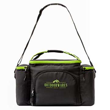 Cooler Bag Insulated by Outdoorwares Large Capacity Bag Durable - Good for Travel, Picnic, Beach Hiking, Camping ETC. Containers Not Included