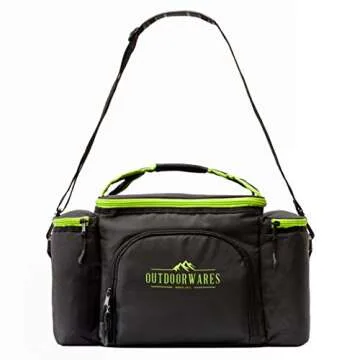 Cooler Bag Insulated by Outdoorwares Large Capacity Bag Durable - Good for Travel, Picnic, Beach Hiking, Camping ETC. Containers Not Included