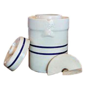 XWDSKJE Ohio Stoneware 3-Gallon Fermentation Crock Complete Kit