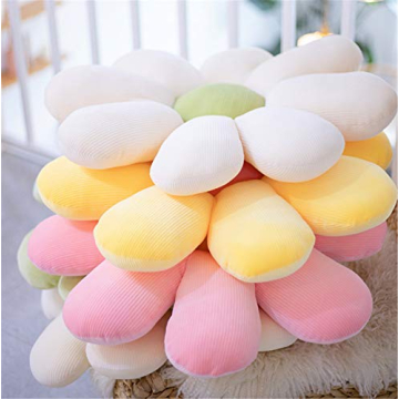 Skyseen Daisy Flower Floor Pillow for Home Comfort