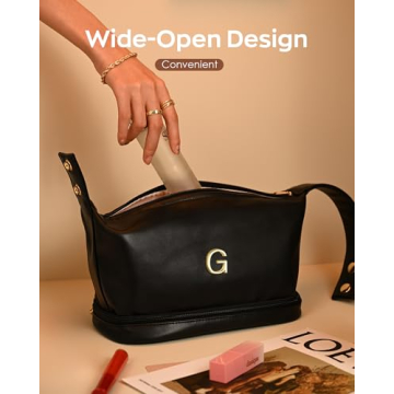 Vogewood Personalized Makeup Bag for Women and Teens