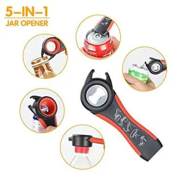 Otstar 5-in-1 Jar Opener Kit for Arthritis & Seniors