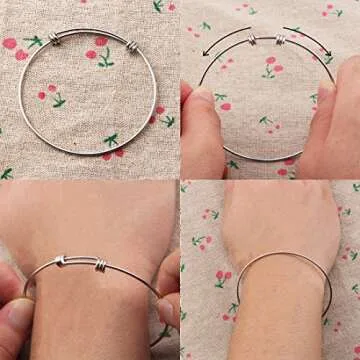 ENSIANTH Summer Beach Jewelry LIFE is BETTER at the BEACH Charm Bracelet Best Gift for Beach Lover (Charm bracelet)