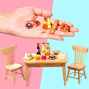 Miniature Food Set for Dollhouse - Creative Kitchen Play