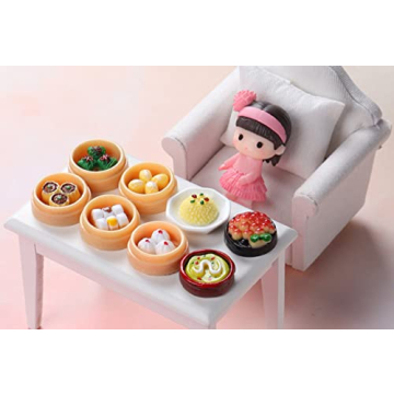 Miniature Food Set for Dollhouse - Creative Kitchen Play