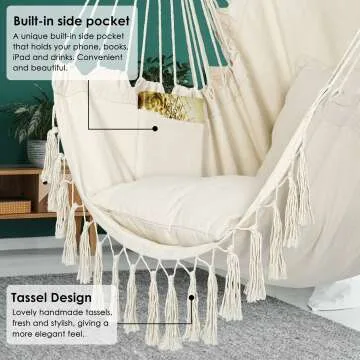 Y-Stop Hammock Chair: Outdoor Hanging Swing