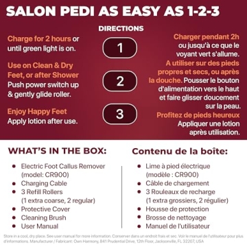 Rechargeable Callus Remover for Feet - Own Harmony