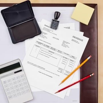 Avery Carter Micropore Stamp Pad 21281 with Long-Lasting Black Ink