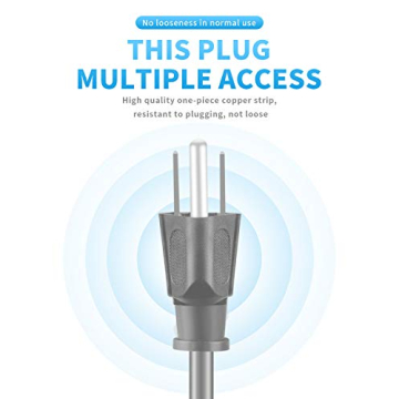 KMC Surge Protector Power Strip - 6 Outlets, 1200 Joules, 6ft Cord