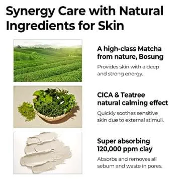 SOME BY MI Super Matcha Pore Clean Clay Mask - 3.52Oz, 100g - Made from Match Water for Sensitive Skin - Skin Moisturizing Effect with Sebum and Pore Care - Korean Skin Care