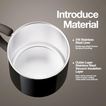 Stylish CHAKO LAB Insulated Stainless Steel Mug