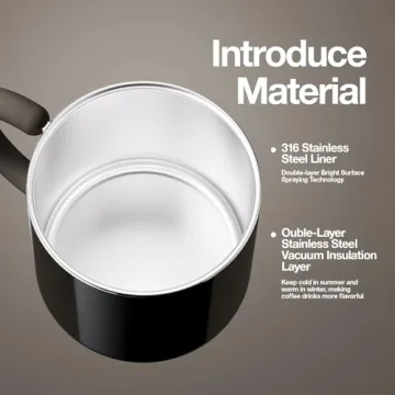 Stylish CHAKO LAB Insulated Stainless Steel Mug