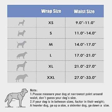 Wegreeco Stylish Washable Belly Bands for Male Dogs