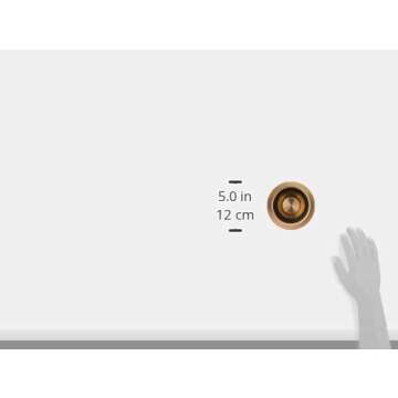 Delta Faucet 72030-CZ Disposal and Flange Stopper, Kitchen, Champagne Bronze, 4.50 x 4.50 x 4.50 inches