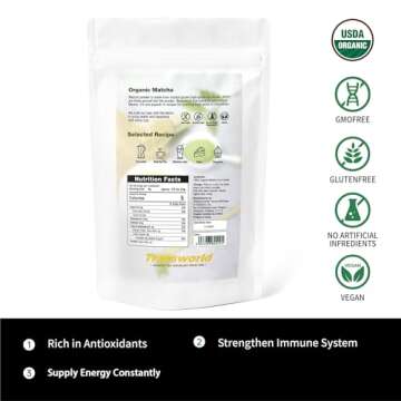 Organic Matcha Green Tea Powder First Harvest 100% Pure Ceremonial Grade 3.53oz (100g) Jiuyu