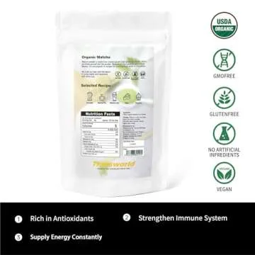 Organic Matcha Green Tea Powder First Harvest 100% Pure Ceremonial Grade 3.53oz (100g) Jiuyu