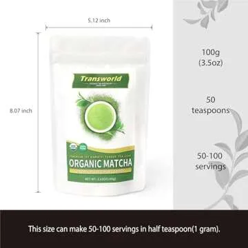 Organic Ceremonial Matcha Green Tea Powder Premium 100g