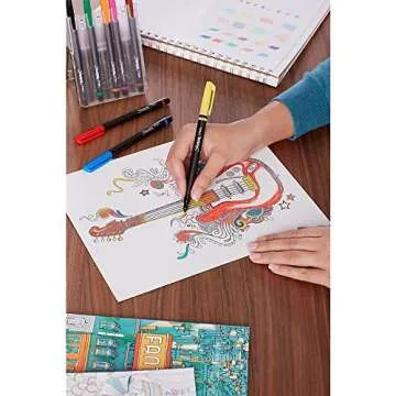 SHARPIE Art Pens, Fine Point, Colors may vary, Hard Case, 8 Pack (1982056)