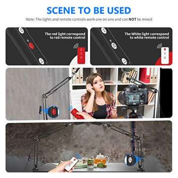 Professional Streaming Video Lighting Kit for Zoom Calls