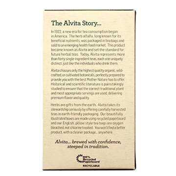 Alvita Tea Organic Herbal Passionflower Tea, 24 Count