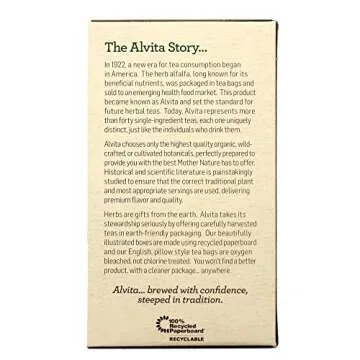Alvita Tea Organic Herbal Passionflower Tea, 24 Count