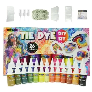 Mosaiz Tie Dye Kit - Easy Fun for All Ages, Party Ready