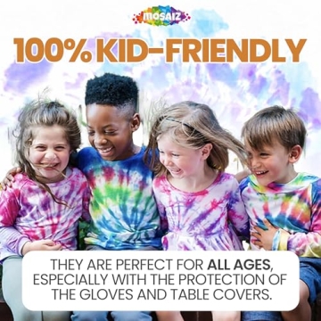 Mosaiz Tie Dye Kit for Parties and DIY Fun, Non Toxic