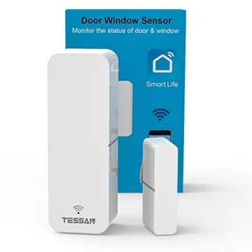 TESSAN Smart WiFi Door Sensor | Security & Automation, No Hub Required.