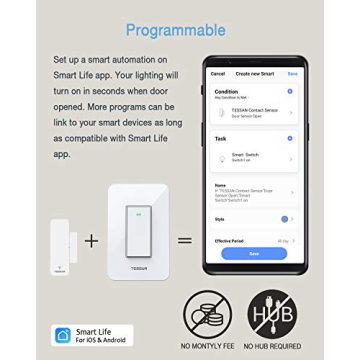 TESSAN Smart WiFi Sensor - Easy Setup with Alexa