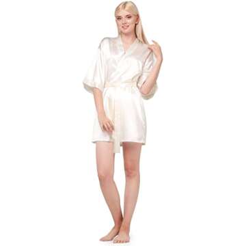 Turquaz Satin Kimono Robes for Brides & Bridesmaids