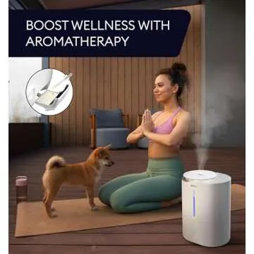 GENIANI Ultrasonic Cool Mist Humidifier for Home Comfort