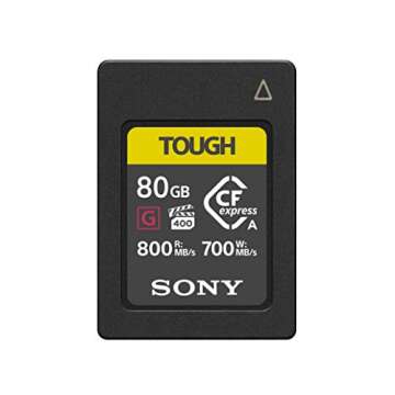 Sony CEA-G80T 80GB CFexpress Type A Memory Card Fast Durable