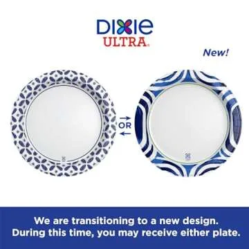 Dixie Ultra Large Paper Plates, 100 Count, 10 Inch