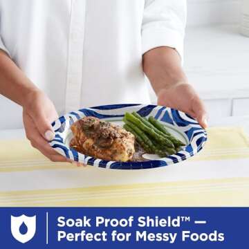 Dixie Ultra Large Paper Plates, 100 Count, 10 Inch