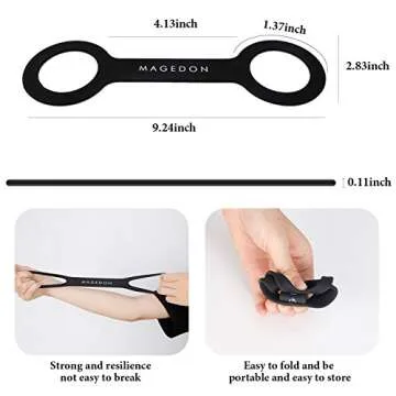 MAGEDON Water Bottle Carrier Grip 2 Pack for Easy Handling