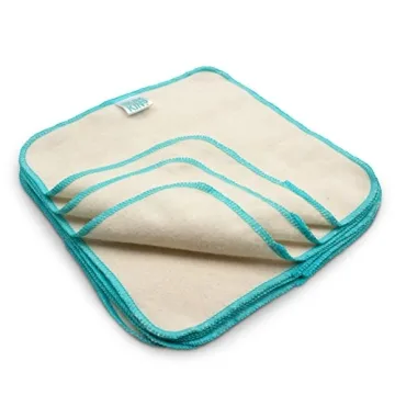 Bumkins Reusable Eco-Friendly Flannel Baby Wipes 12-Pack