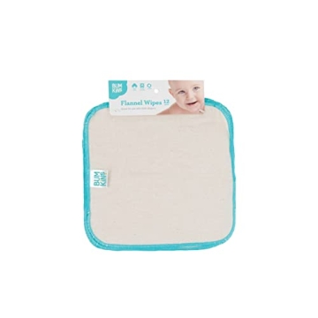 Bumkins Reusable Eco-Friendly Flannel Baby Wipes 12-Pack