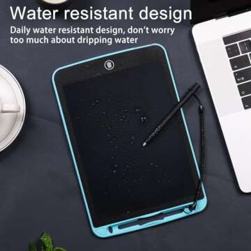 LCD Writing Tablet for Kids 10 Inch, Colorful Doodle Board Drawing Tablet with Lock Function, Erasable Reusable Writing Pad, Educational Christmas Boys Toys for 3 4 5 6 Year Old Boys