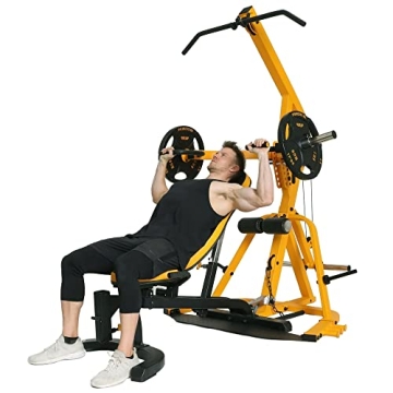 Powertec Fitness Workbench LeverGym - Adjustable Weight Bench for Full Body Training
