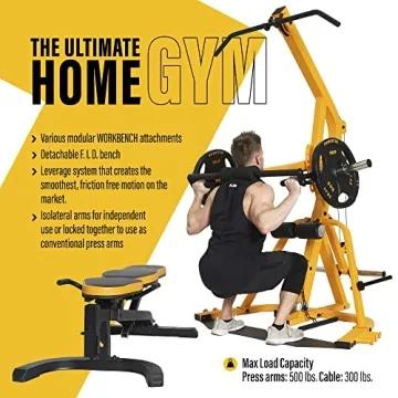 Powertec Fitness Workbench LeverGym for Home Workouts