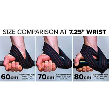 SERIOUS STEEL FITNESS Figure 8 Deadlifting Straps (70 Centimeters)