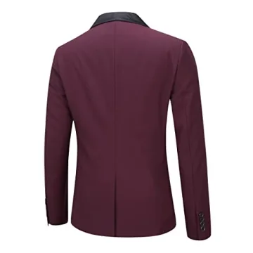 Boyland Men’s 3 Piece Tuxedo Suit Set for Weddings