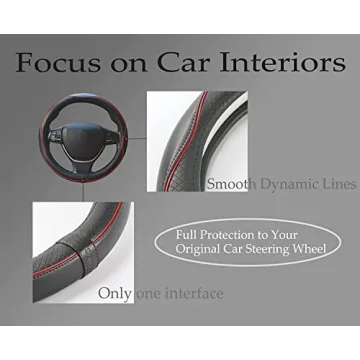 Heavy Duty Car Steering Wheel Cover - Anti-Slip Design