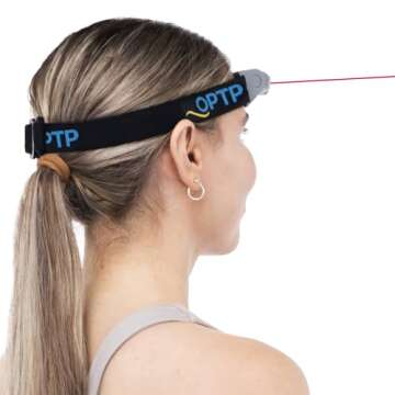 OPTP SenMoCOR System: Includes One Laser Headlamp, One Laser Target Maze Poster, and One Laser Target Cross Poster for Sensory Motor Control Testing and Treatment