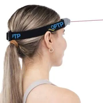 OPTP SenMoCOR System: Includes One Laser Headlamp, One Laser Target Maze Poster, and One Laser Target Cross Poster for Sensory Motor Control Testing and Treatment